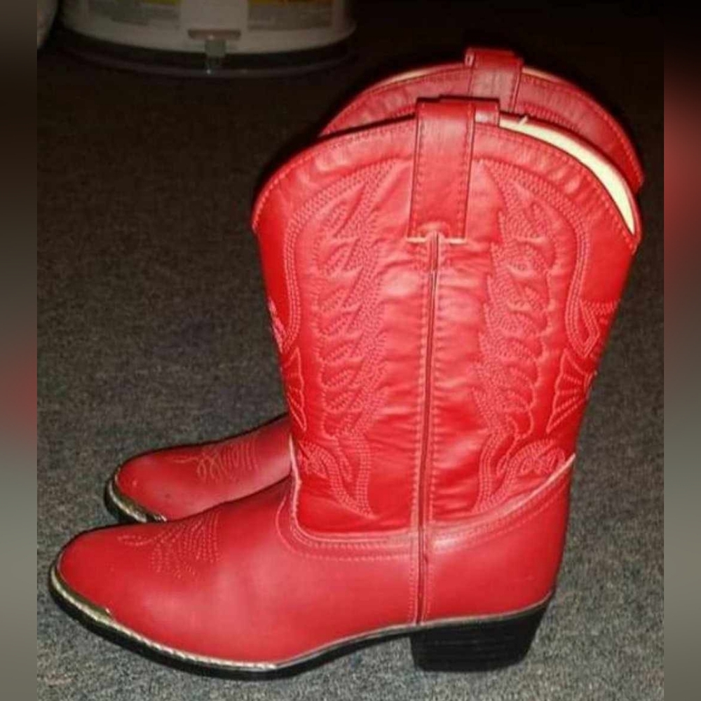 Girls Size 3 Red Durango Boots